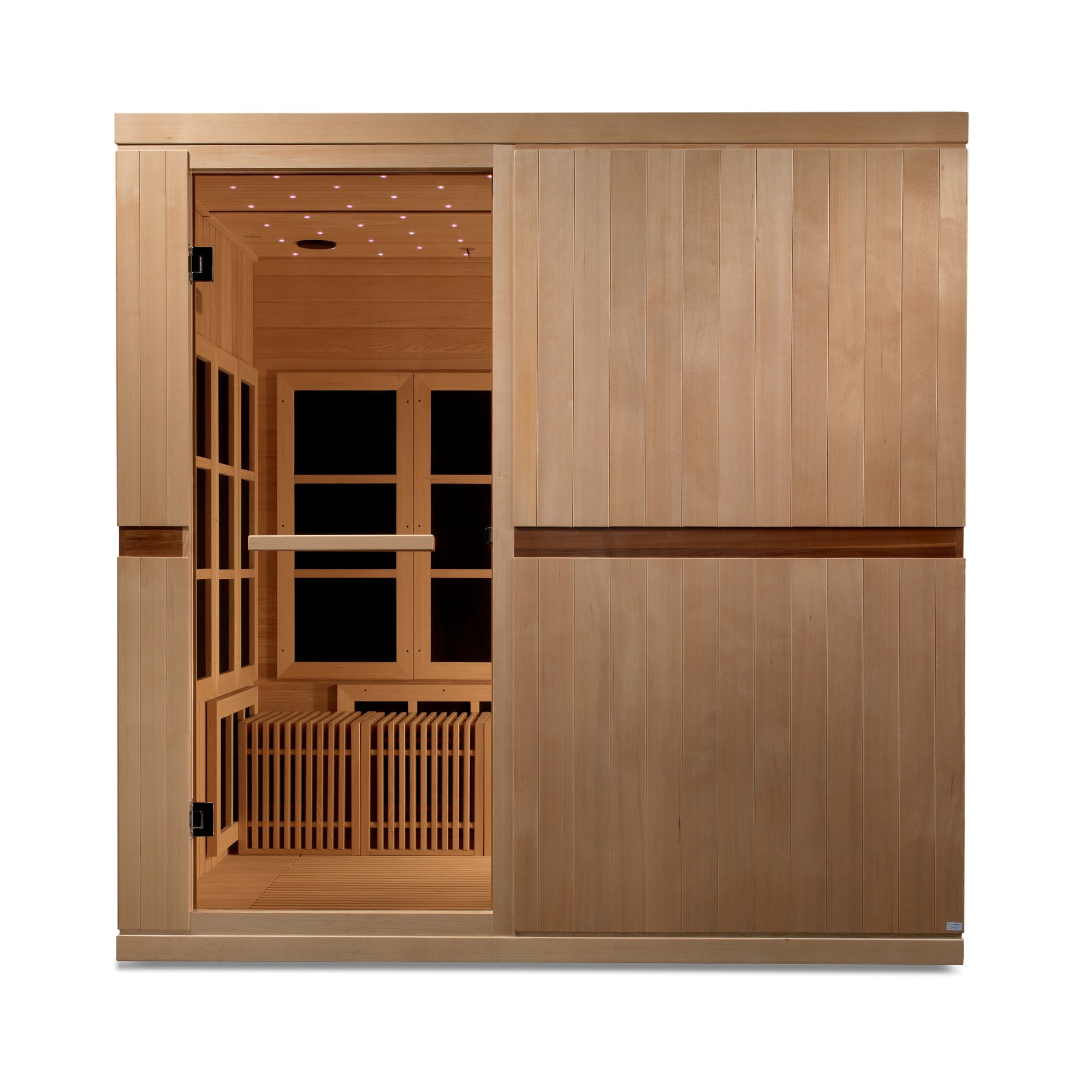 Golden Designs Catalonia 8-person PureTech™ Near Zero EMF (Under 2MG) FAR Infrared Sauna (Canadian Hemlock)