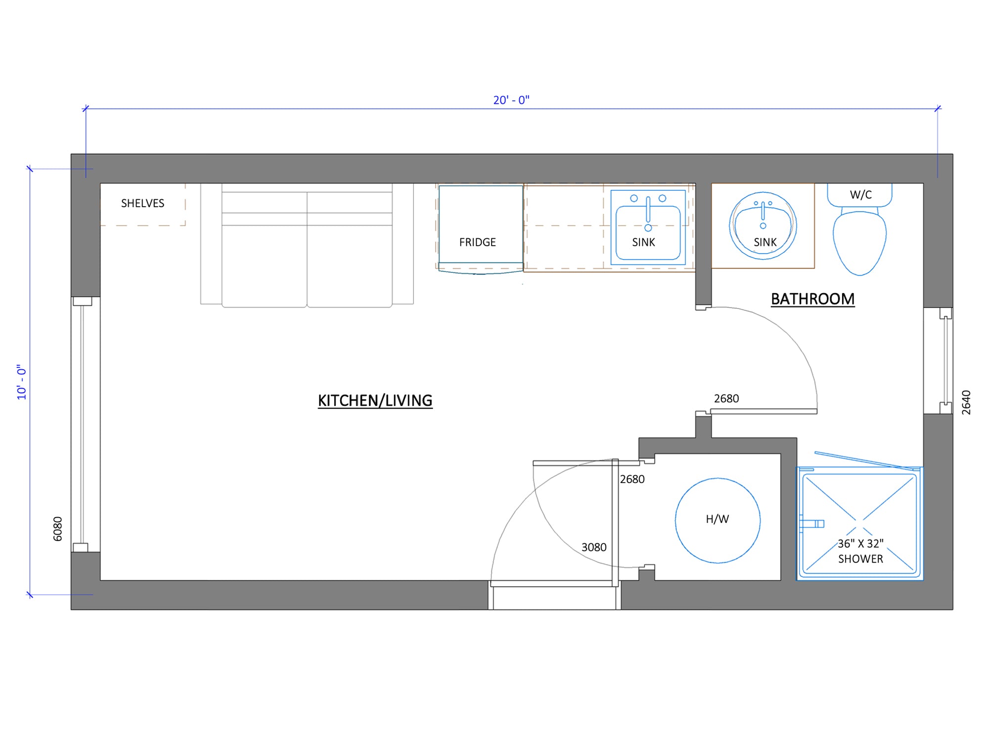 Hewing Haus Nootka 2 - 200 Square Foot ADU Home