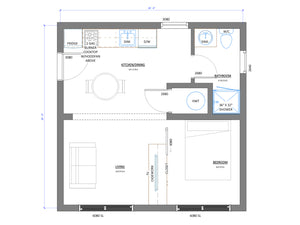 Hewing Haus Quadra 4 - 400 Square Foot ADU Home