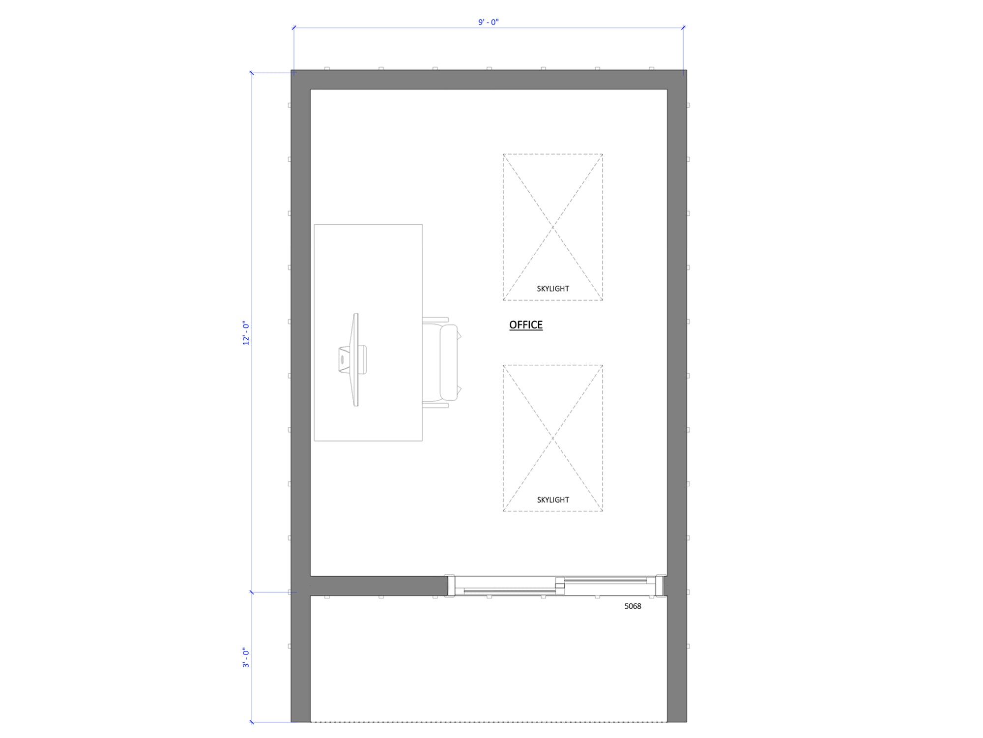 Hewing Haus The Pacific - 108 Square Foot ADU Office