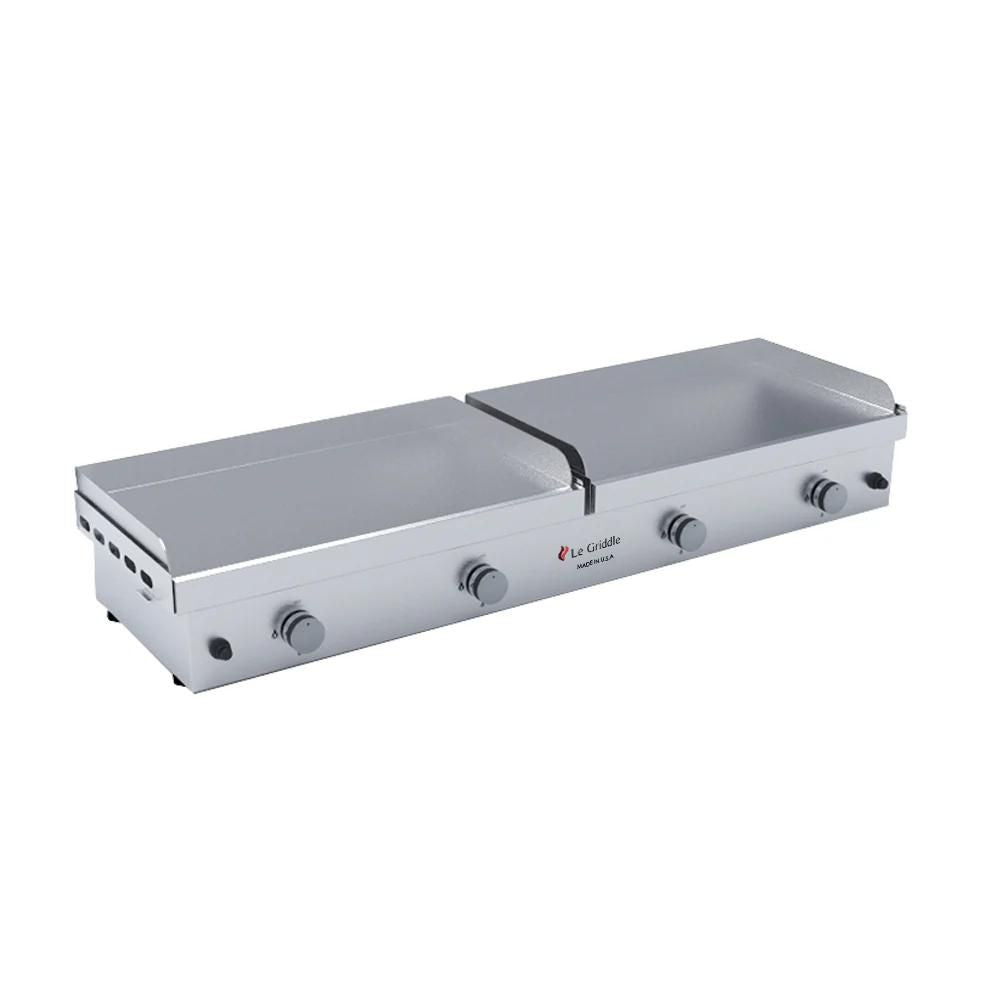 The Grand Texan-	Le Griddle 60" Stainless Steel 4 Burner Griddle, Natural Gas or Propane (GFE160)