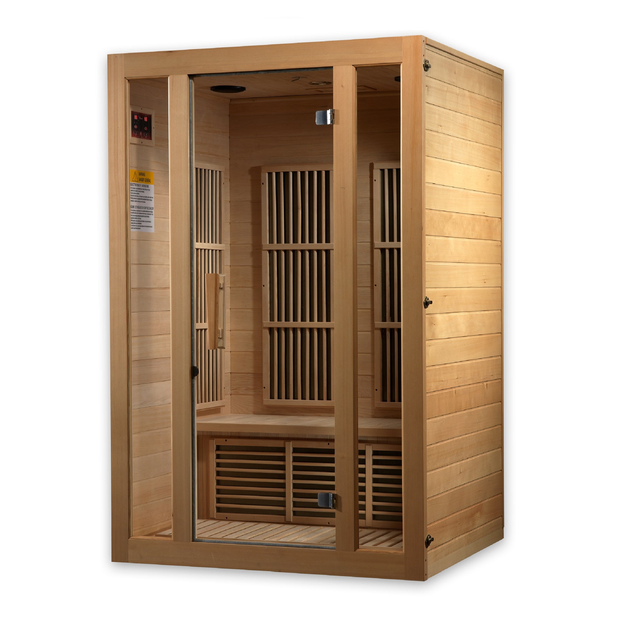 Maxxus "Seattle" 2 person Low EMF FAR Infrared Sauna Canadian Hemlock