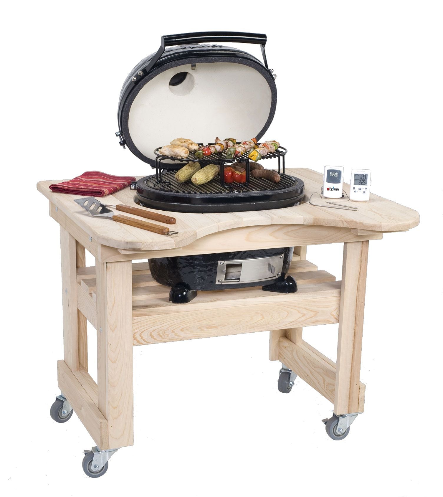 Primo Oval 21" Junior Charcoal Kamado Grill